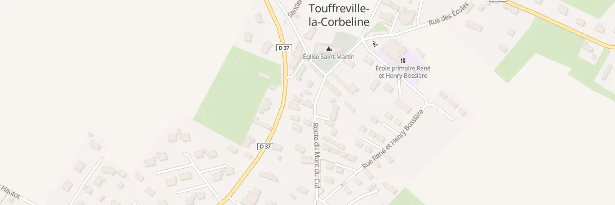 Plan du 195 Rue des Ecoles à Touffreville-la-Corbeline