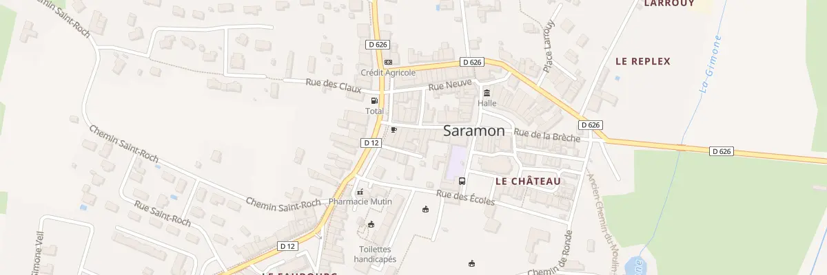 Plan du 4 Imp du Carrelot à Saramon