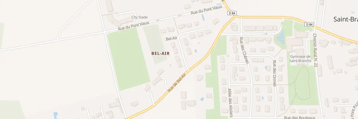 Plan du 2 Bel Air à Saint-Branchs