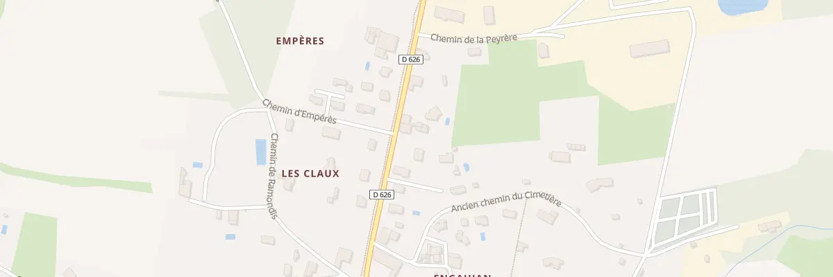 Plan du 16 Rte de Gimont à Saramon