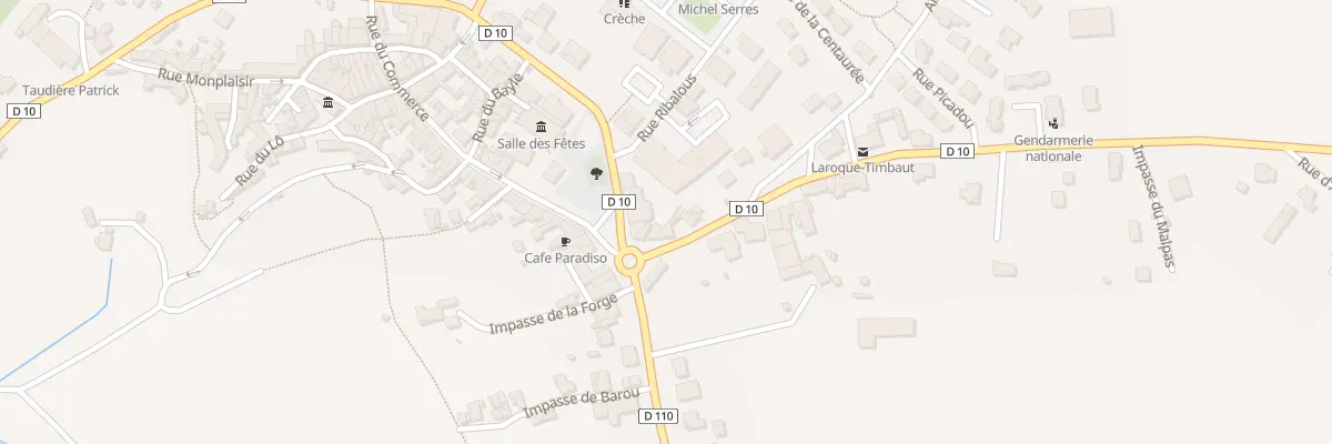 Plan du 3 Av du Quercy à Laroque-Timbaut