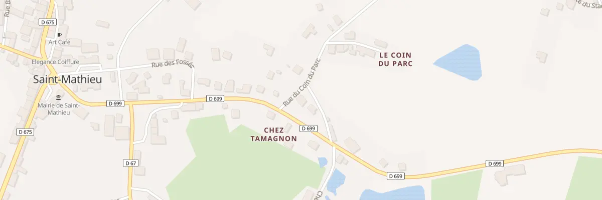 Plan du 2 Rue du Coin du Parc à Saint-Mathieu