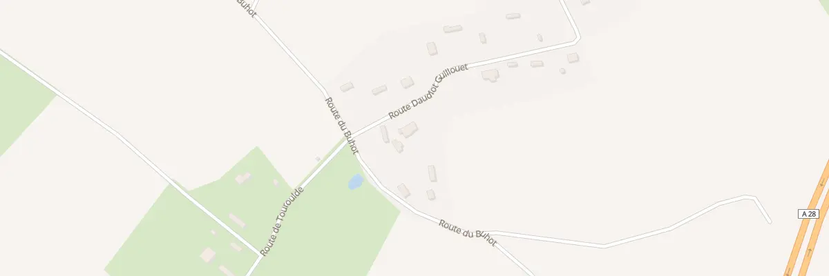 Plan du 2A Rte Daudiot Guillouet à Bosrobert