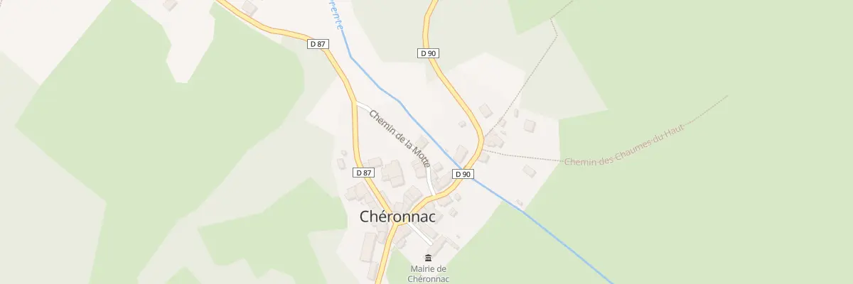 Plan du 5021 Le Bourg à Chéronnac