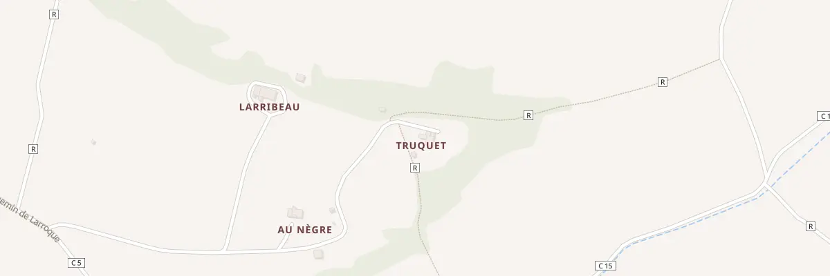 Plan du 5638 À Truquet à Saint-Clar
