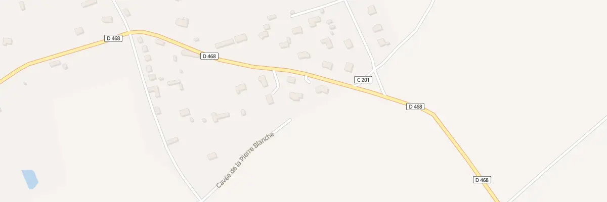 Plan du 818 Rue de la Pierre Blanche à Gueutteville-les-Grès