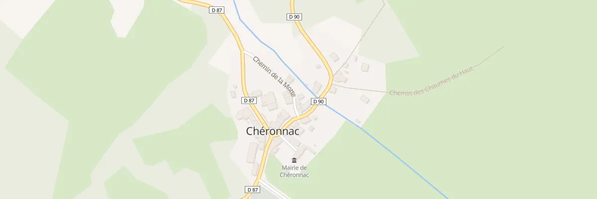 Plan du 5024 Le Bourg à Chéronnac