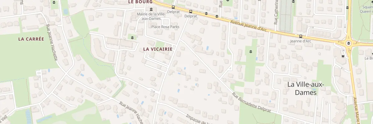 Plan du 16 Rue Bernadette Delprat à La Ville-aux-Dames
