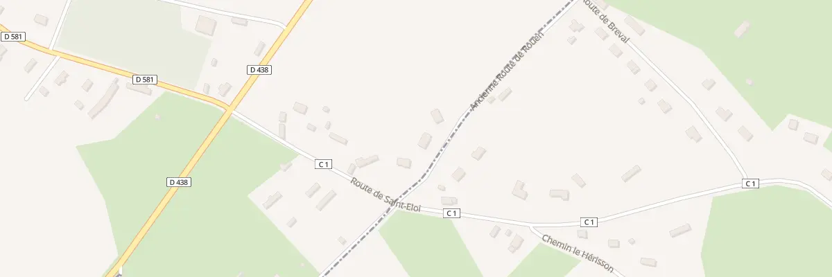 Plan du 87 Rte Ancienne Rte de Rouen à Malleville-sur-le-Bec