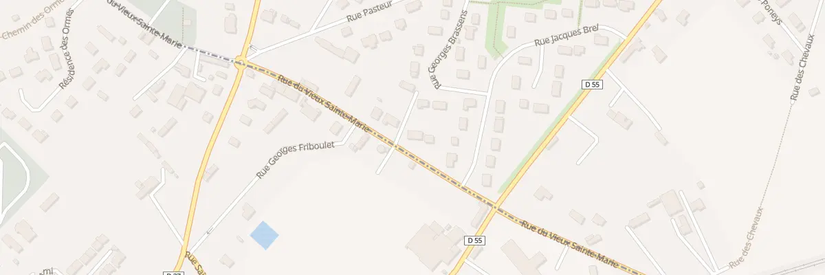 Plan du 610 Rue du Vieux Ste Marie à Sainte-Marie-des-Champs