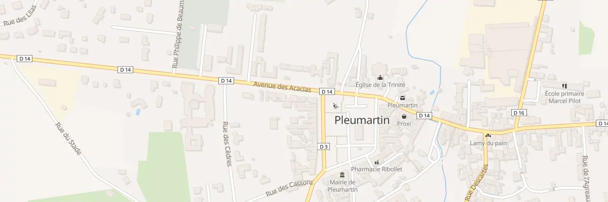 Plan du 7 Rue des Acacias à Pleumartin