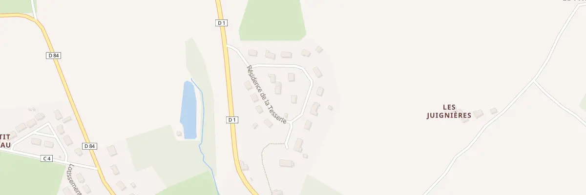 Plan du 11 Res de la Tesserie à Berfay