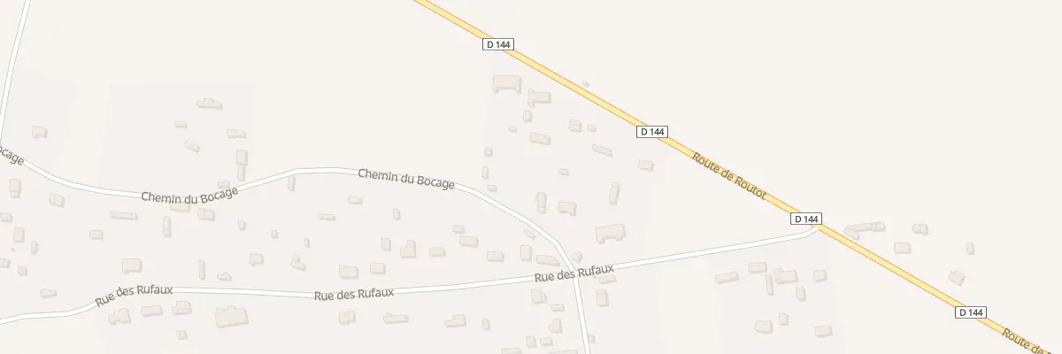 Plan du 727 Che du Bocage à Bouquetot
