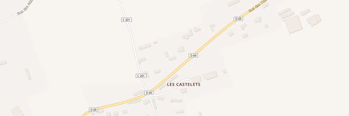 Plan du 947 Rue des Tisserands à Gueutteville-les-Grès