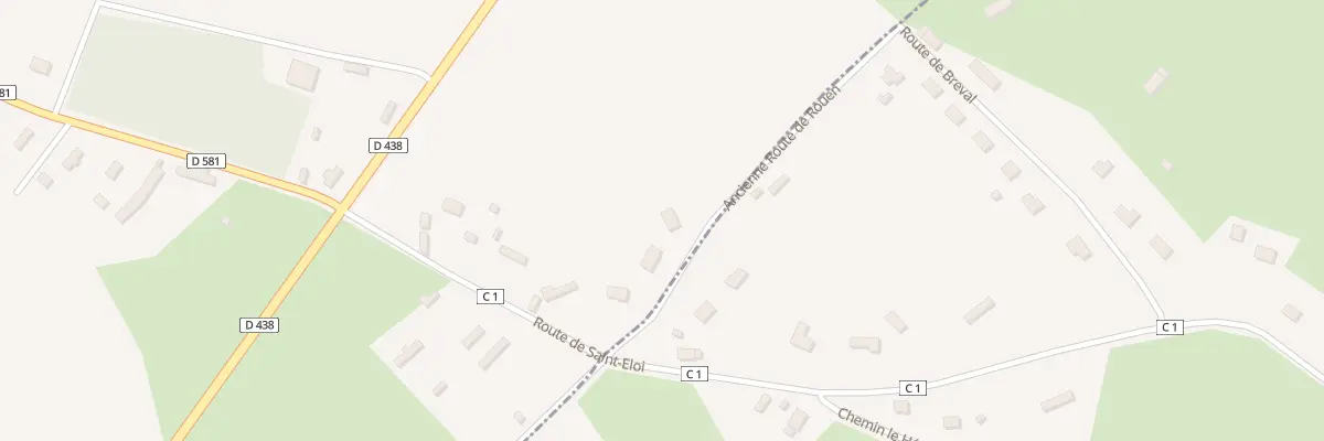 Plan du 93 Rte Ancienne Rte de Rouen à Malleville-sur-le-Bec