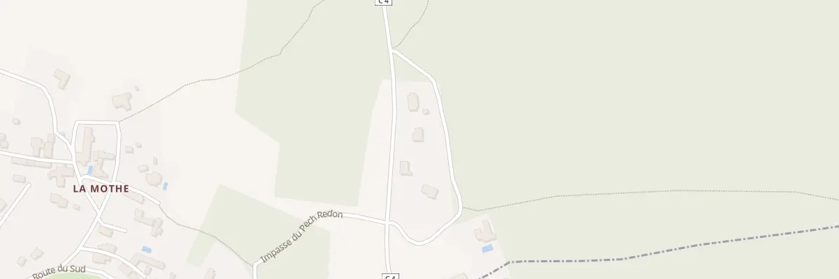 Plan du 64 Combe de Lalinde à Pontours