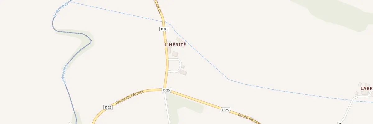 Plan du 5003 L’Herite à Gramont