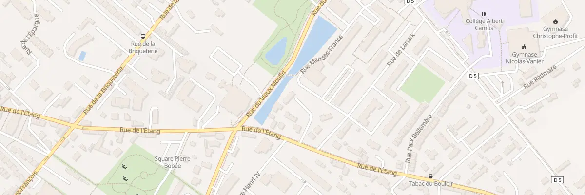 Plan du 61A Rue de l’Etang à Yvetot