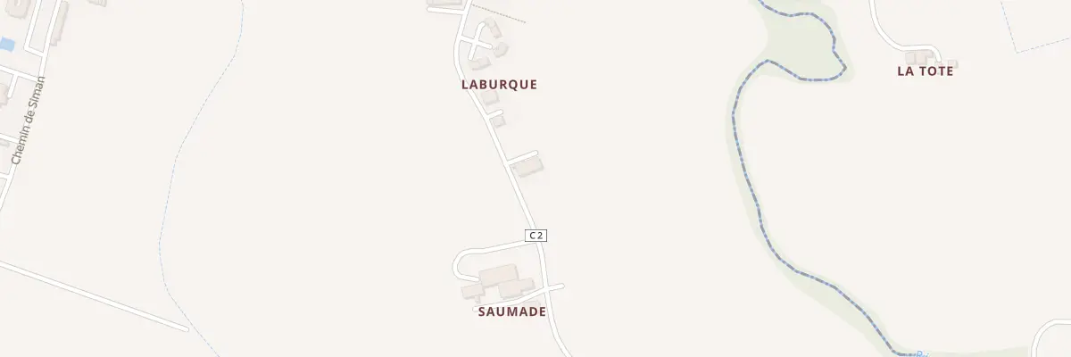 Plan du 313 Rte de Vidaillan à Saint-Nicolas-de-la-Balerme