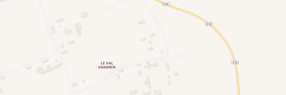 Plan du 340 Le Val Vandrin à Bonneville-Aptot