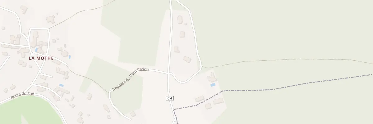 Plan du 16A Combe de Lalinde à Pontours