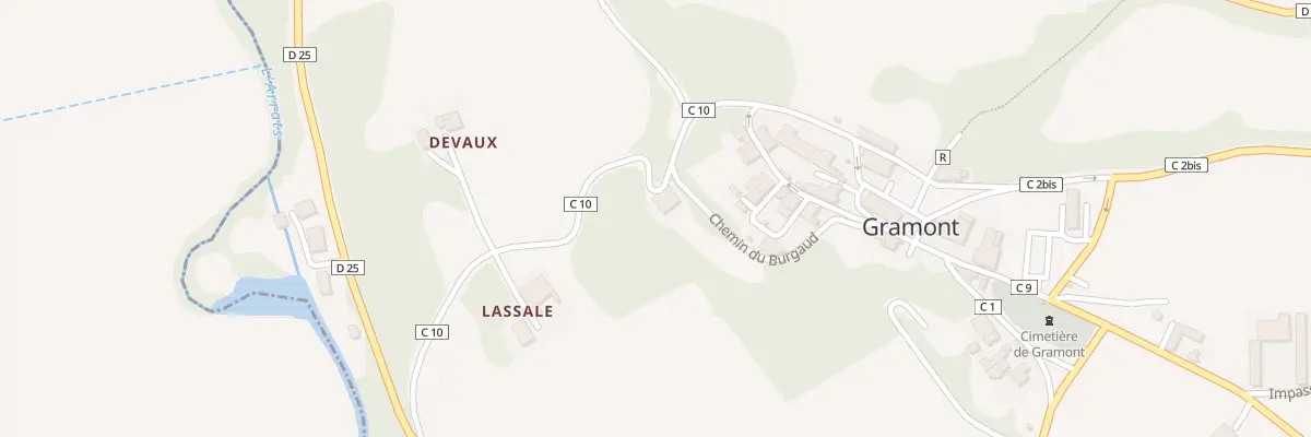 Plan du 5097 Lassale à Gramont