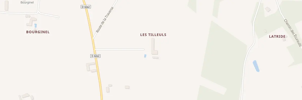 Plan du 1445 Rte du Lac Blanc à Veyrines-de-Vergt