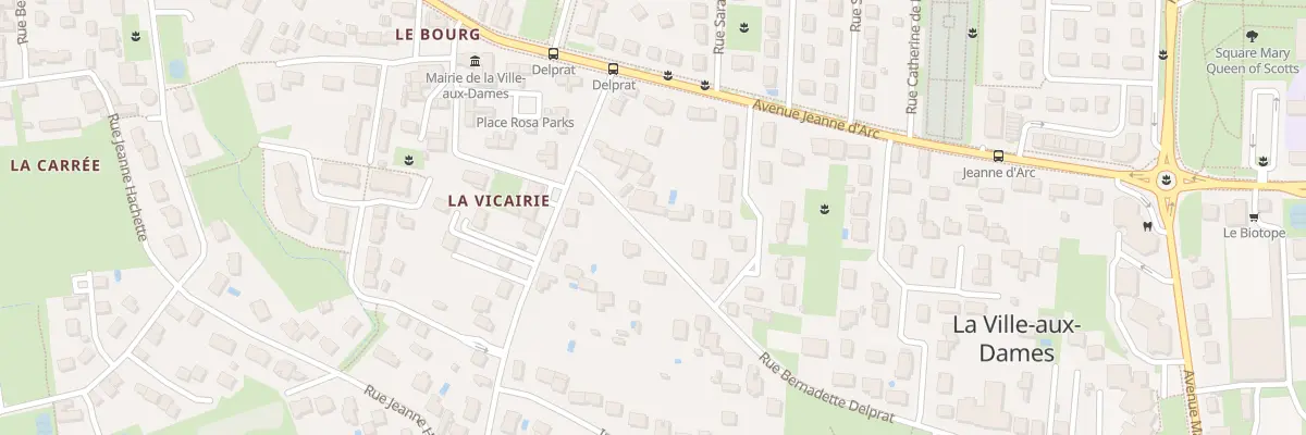 Plan du 15 Rue Bernadette Delprat à La Ville-aux-Dames