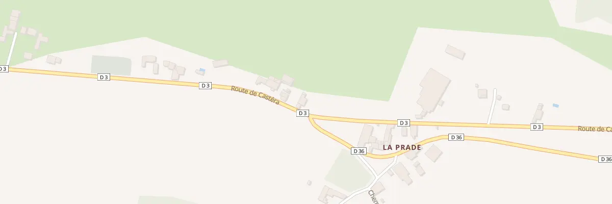 Plan du 40 Mestelari à Escanecrabe