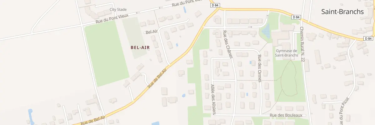 Plan du 9 Rue de Bel Air à Saint-Branchs