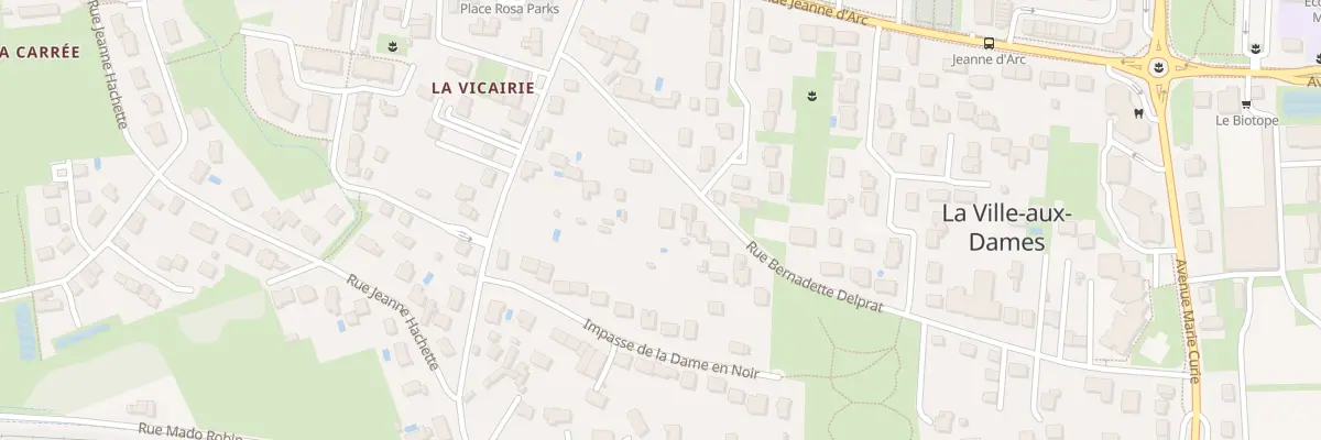 Plan du 24 Rue Bernadette Delprat à La Ville-aux-Dames