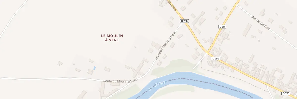 Plan du 6 Rte du Moulin a Vent à Barrou