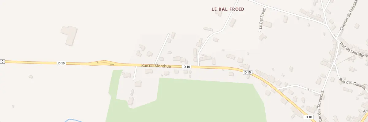 Plan du 40 Rue de Monthué à Rémalard en Perche