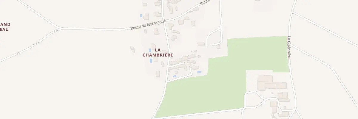 Plan du 15B La Chambriere à Esvres