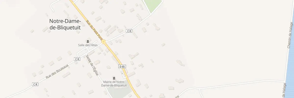 Plan du 67 Rue du Petit Village à Notre-Dame-de-Bliquetuit