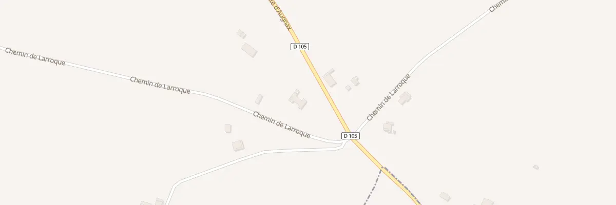Plan du 1495 Che de Larroque à Puycasquier