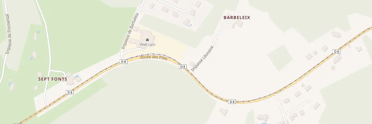 Plan du 62A Barbaleix à Cornille