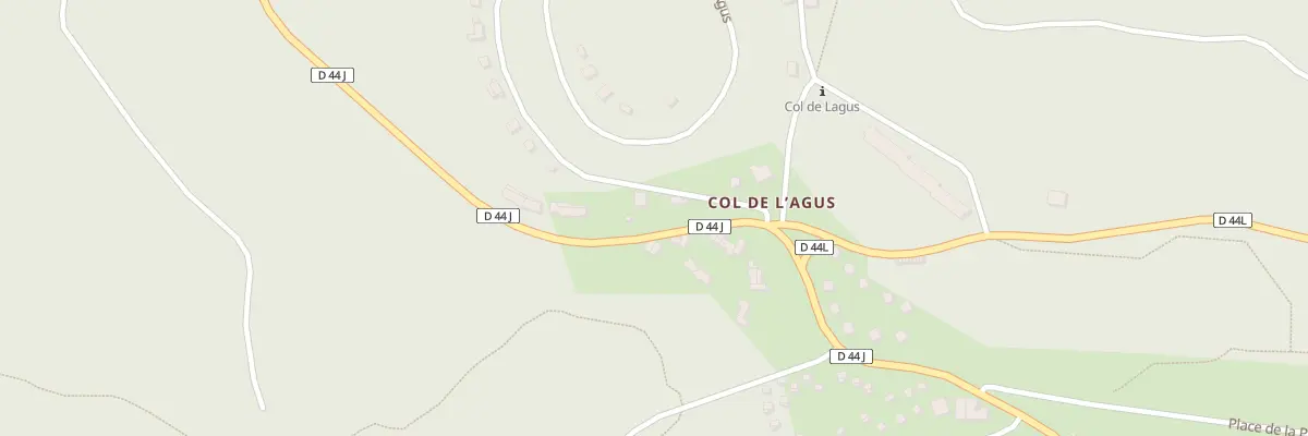 Plan du 300 Col de l’Agus à Boutx