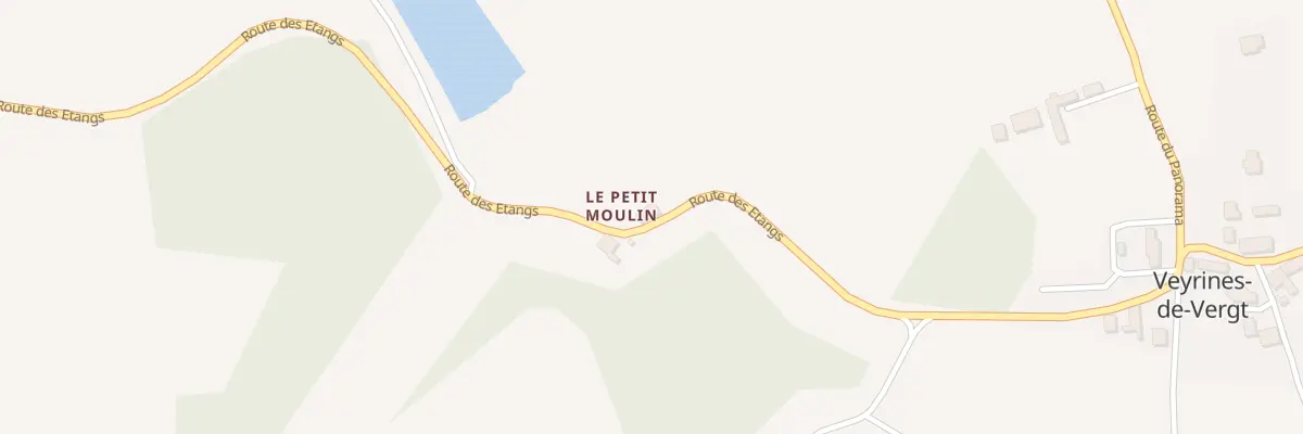 Plan du 96 Le Bourg Ouest à Veyrines-de-Vergt