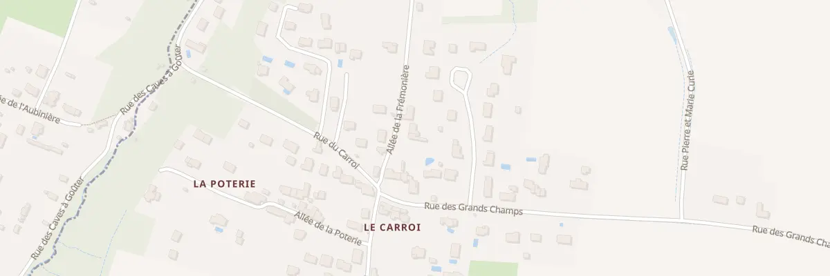 Plan du 6 All de la Frémonière à Larçay