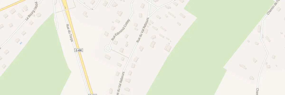 Plan du 533 Rue du Val Rebours à Arelaune-en-Seine