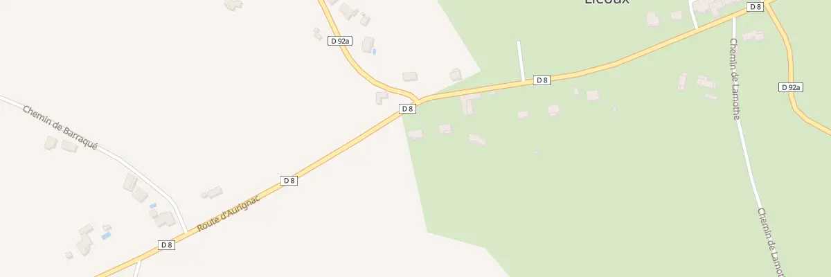 Plan du 1170 Rte d’Aurignac à Lieoux