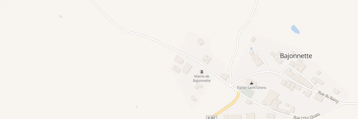 Plan du 5025 A Las Plastreres à Bajonnette