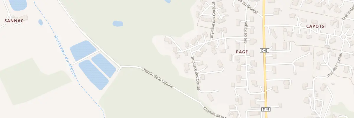 Plan du 20 Rue des Chênes à Dunes