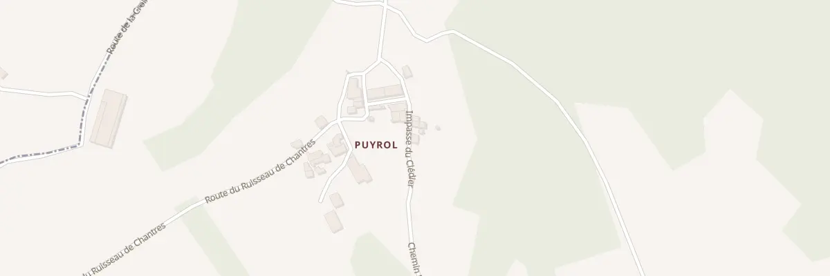 Plan du 369 Puyriol à Milhac-de-Nontron