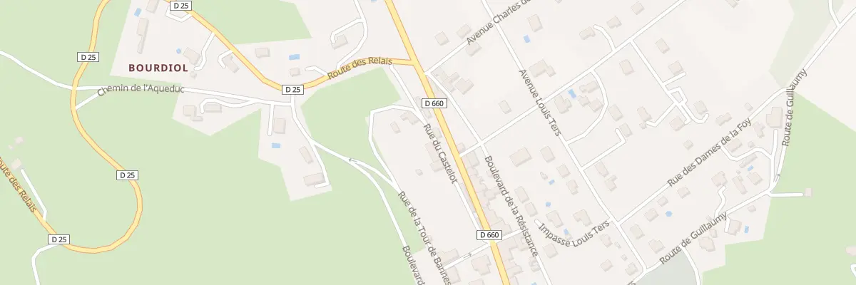 Plan du 7 Rue du Castelot à Beaumontois en Périgord