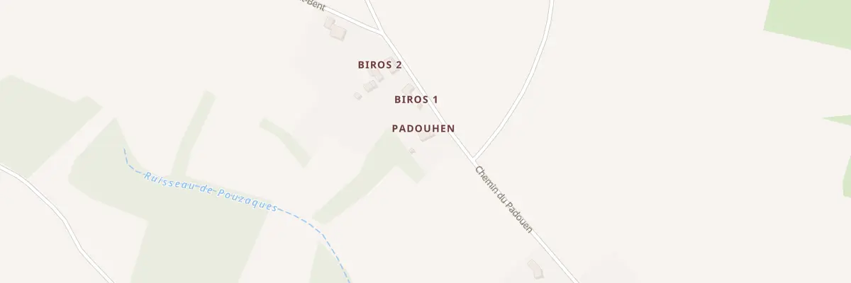 Plan du 615 Che du Padouen à Boulaur