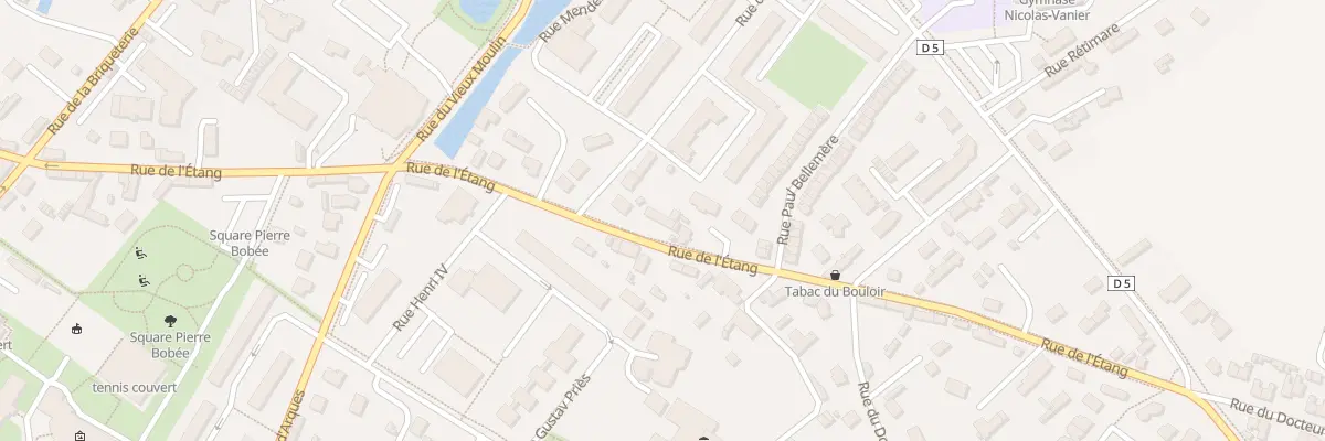 Plan du 65 Rue de l’Etang à Yvetot