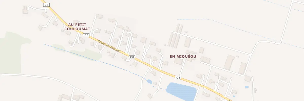 Plan du 1012 Rte de Marsan à Aubiet
