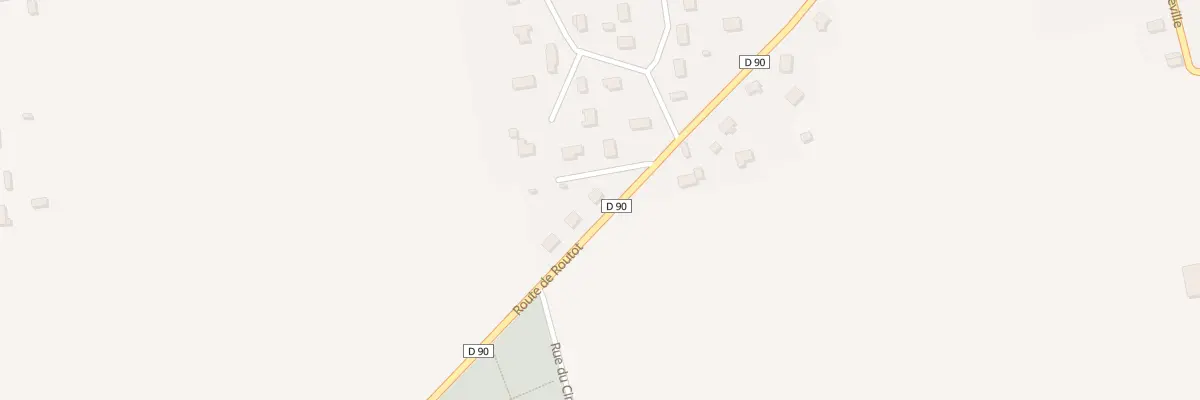 Plan du 6 Rte de Routot à Hauville